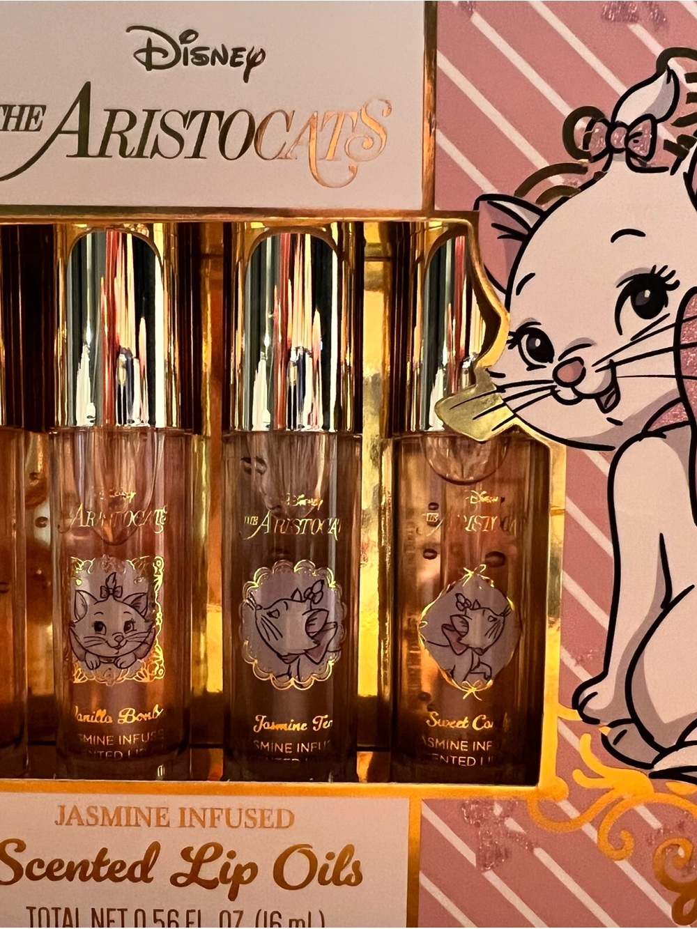Disney Aristocats Scented  Lip Gloss- set of 4
